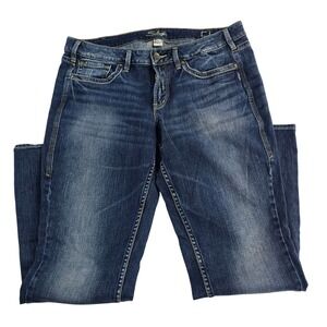 Silver Jeans Co. Eden Denim Jeans Size 18/33 Dark Wash Comfort Stretch